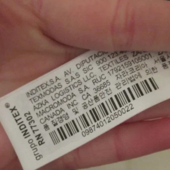 Zara sheer floral shimmering size small sweater high neck - Picture 5 of 6